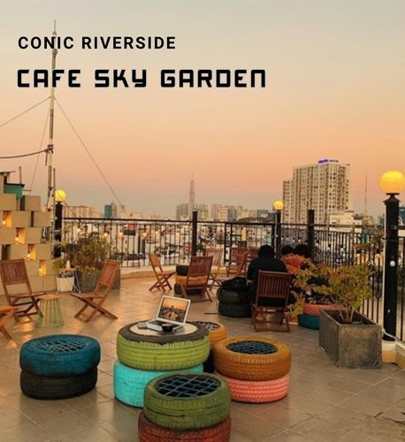 Cafe sky garden conic riverside